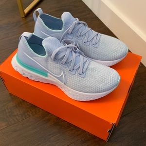 nike react infinity run flyknit hydrogen blue